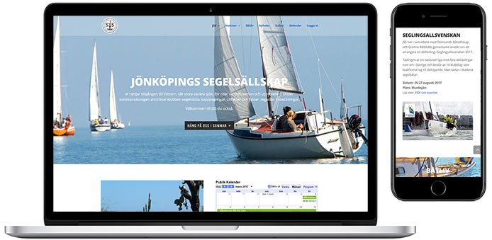 Jönköpings Segelsällskap hemsida