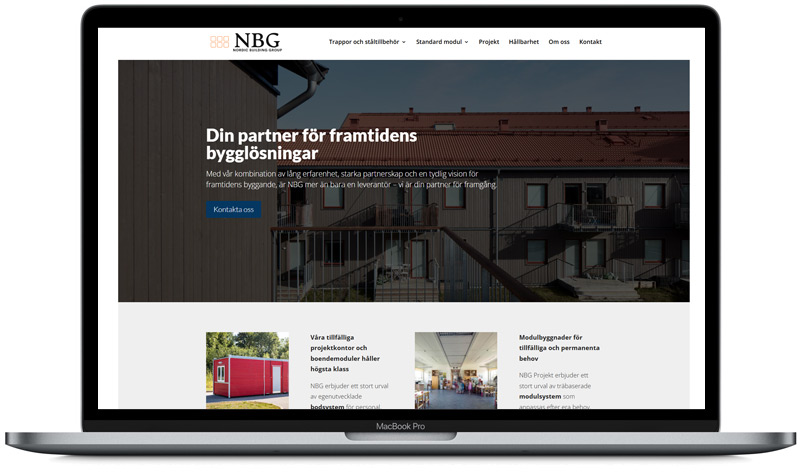 Nordic Building Group hemsida