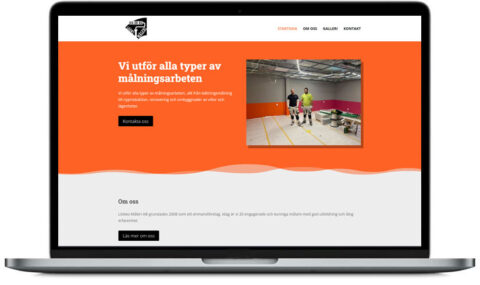 Lööws Måleri AB hemsida Uppsala